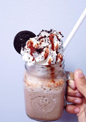 Una foto de Frappé de chocolate