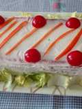 Pastel frío de salmón, atún y pan de molde