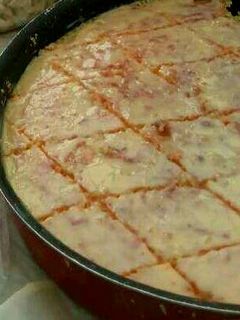 صورة لوصفة بسبوسه الطازج
