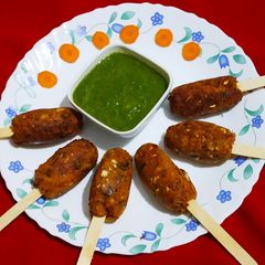 A picture of Veggies Oats Cutlet.