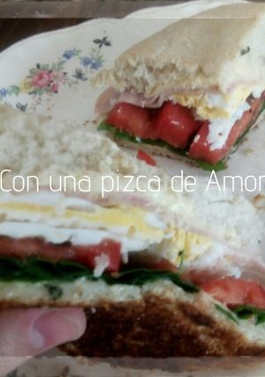 Una foto de Sándwich rápido