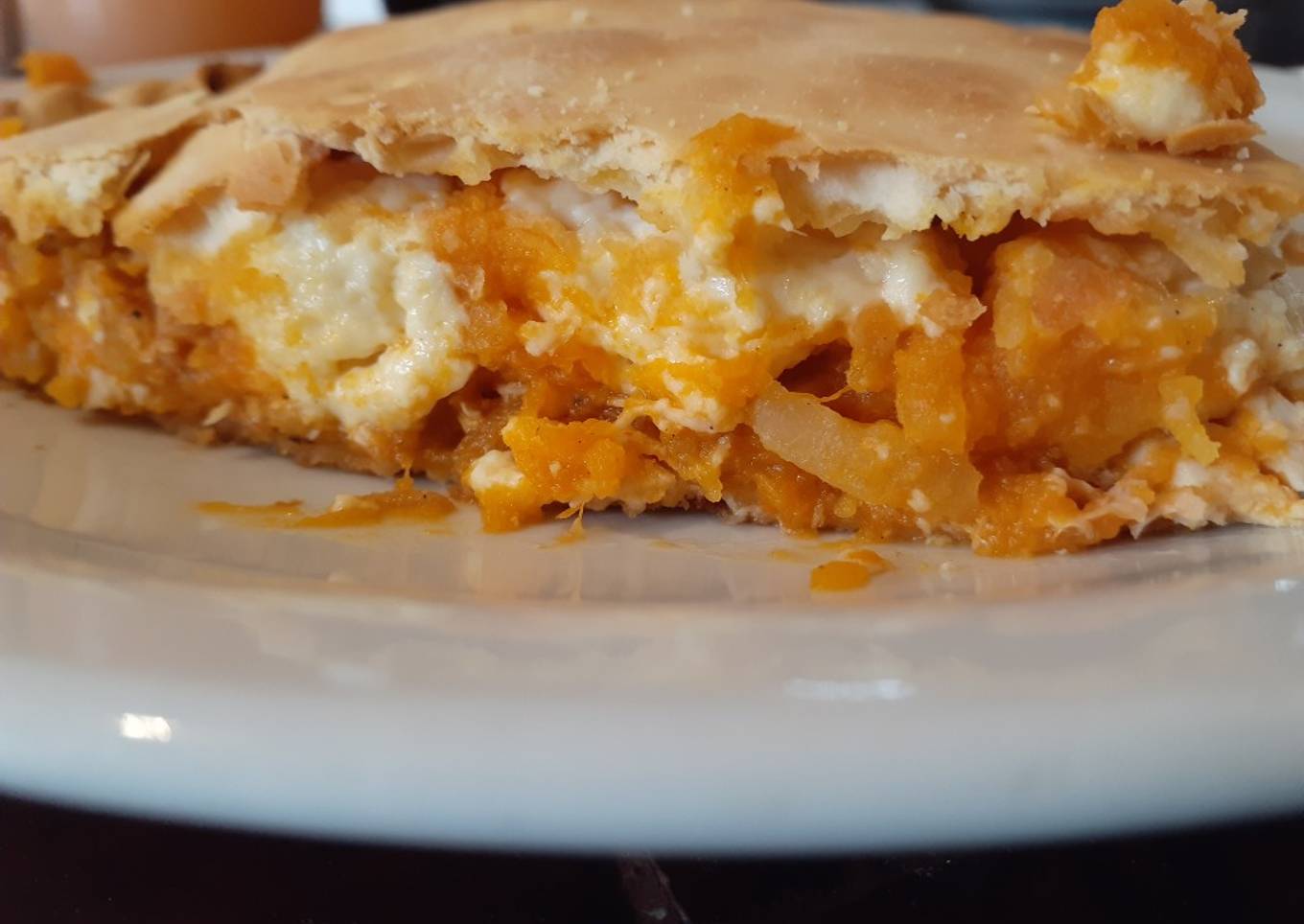 Tarta de pollo y zapallo 🍗