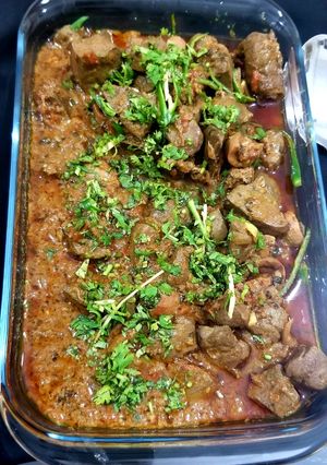 A picture of Mutton liver.
