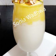 A picture of Mango Dalgona Lassi.