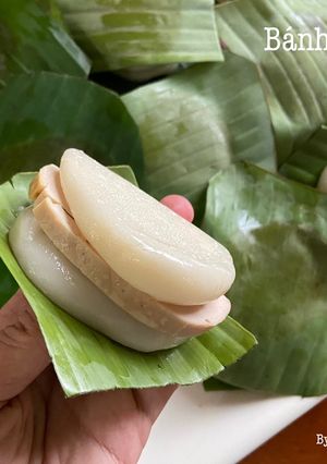 Hình của món Bánh dày chả lụa.