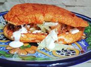 Una foto de papa con longaniza