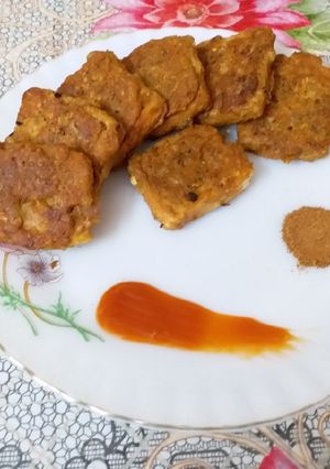 A picture of Bread pakora.