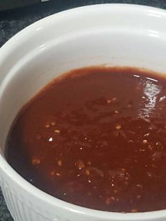 A picture of Spicey Steak or hamburger Sauce.