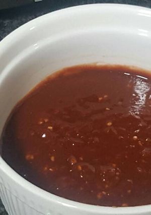 A picture of Spicey Steak or hamburger Sauce.