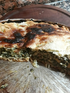 Una foto de Tarta de acelga y Azúcar