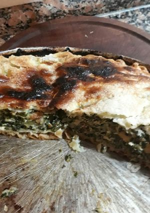 Una foto de Tarta de acelga y Azúcar