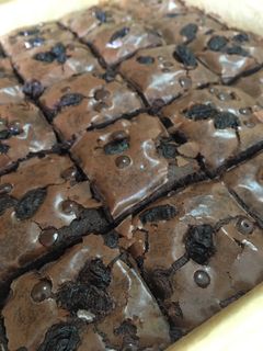 Foto resep Fudgy brownies (loyang sekat 22x22)