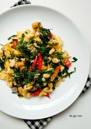 Foto resep Orak arik Telur daun Kucai