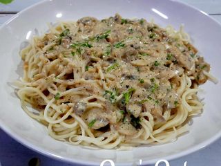 mushroom stroganoff