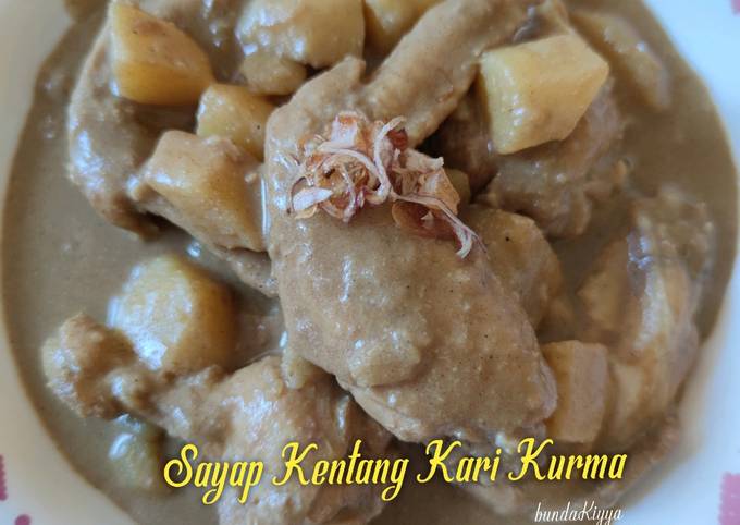 Sayap Kentang Kari Kurma