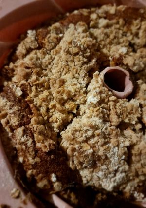 Φωτογραφία της συνταγής Κέικ μπανάνα με crumble