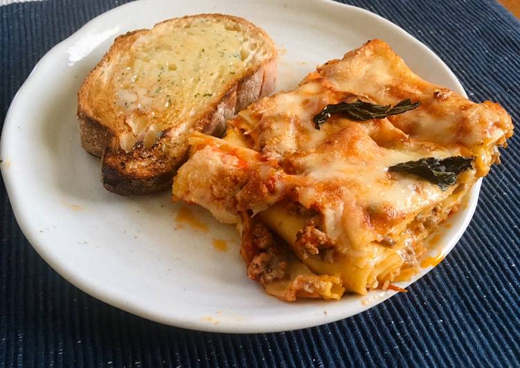 Recipe of Quick Ricotta-Free Lasagna