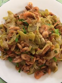 Hình của món Tép đồng xào khế chua.