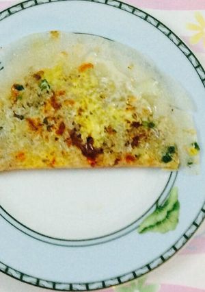 Hình của món Bánh tráng nướng.