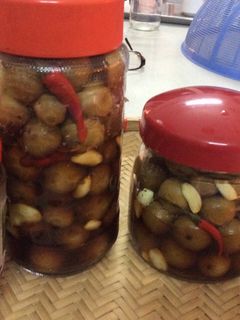 Hình của món Quả sung muối, ngâm đường nước mắm. .