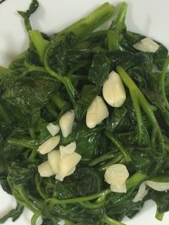 Hình của món Rau mồng xào tỏi.