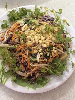 Hình của món Nộm chay thanh tịnh.