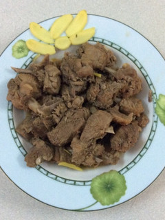 Hình của món Vịt kho gừng.