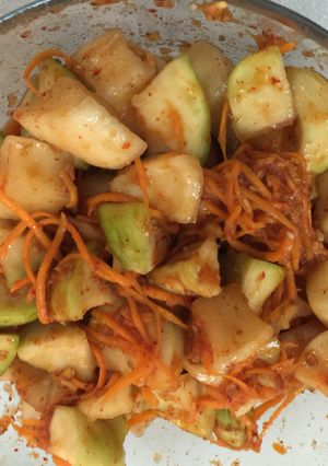 Hình của món Kim chi su hào làm tại Nguyễn kiệm.