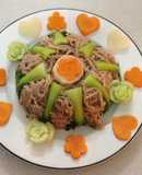 Bún trà lứt xào