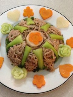 Hình của món Bún trà lứt xào.