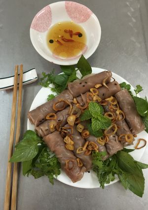 Hình của món Bánh cuốn gạo lứt Nguyễn Kiệm.