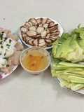 Grilled Pork Belly with Brown Rice Vermicelli Sheets