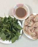 Chân giò bó lạt luộc