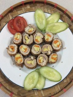 Hình của món Cuốn vừng .