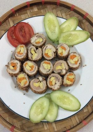 Hình của món Cuốn vừng .