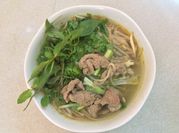 A picture of broth rice