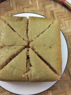 Hình của món Cách bóc và chiên bánh chưng .