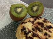 Une photo de recette bowl cake chocolat blanc