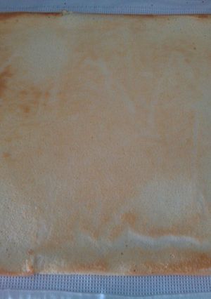 Una foto de Bizcocho genovés (Plancha de brazo de gitano)