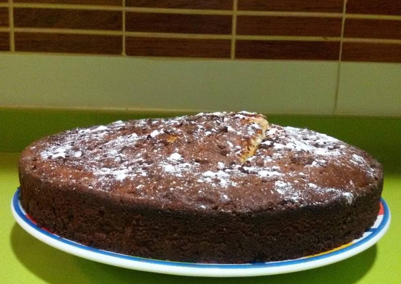 Bizcocho de chocolate blanco con thermomix