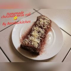 A picture of Chocolate swiss roll.