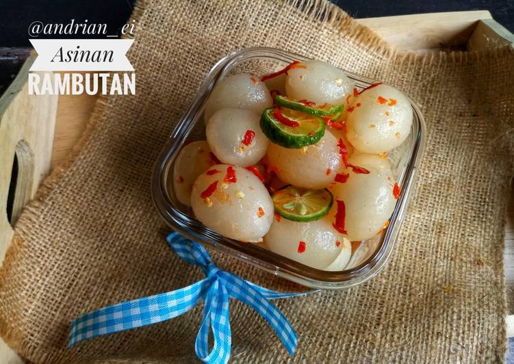 Resep Asinan Rambutan, Enak