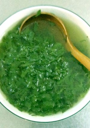 Hình của món Canh rau má.