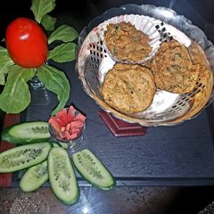 A picture of Vegetable muffins.