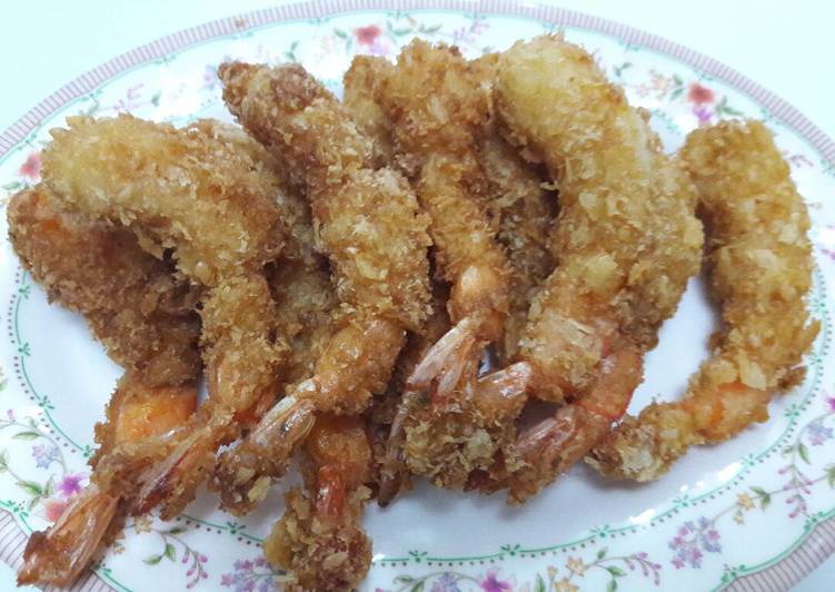 Cara Gampang Menyiapkan Udang goreng crispy, Lezat