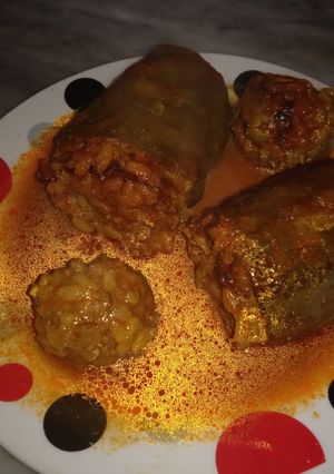 صورة لوصفة فلفل اخضر محشي