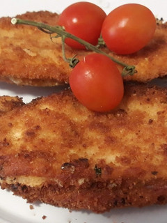 Una foto de Filetes empanados de pollo