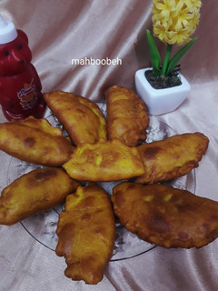 عکسی از دستور پیراشکی گوشت بدون فر 😍