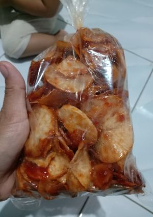 Foto resep Keripik Singkong Balado Pedas Manis