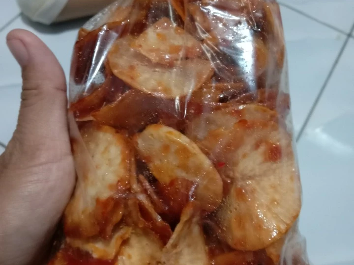 Cara Gampang Menyiapkan Resep Keripik Singkong Balado Pedas Manis yang  Bikin Ketagihan Anti Ribet, Mantap Sekali